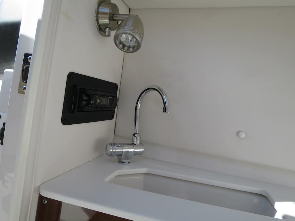 bathroom toilet scarab jet boat 255 sink light
