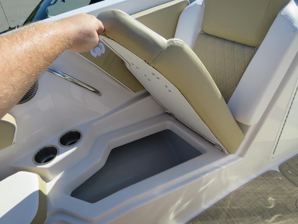 front seat storage