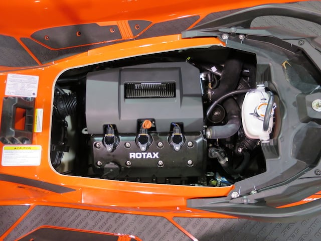 when the jet ski engine compartment is full of water