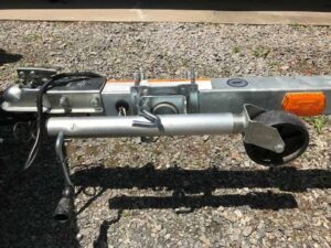 Trailer jack for jet ski trailer