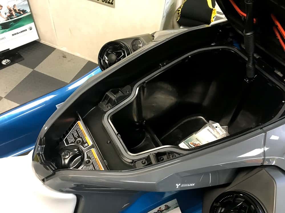 Sea-Doo GTX front storage compartment