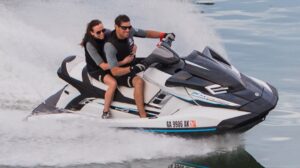 riding Yamaha FX
