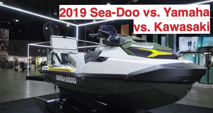 Yamaha vs Sea-Doo vs Kawasaki with picture of Fish Pro