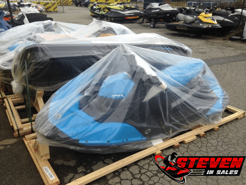 Sea-Doo Spark still wrapped up from factory