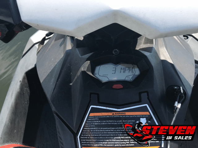 Sea-Doo Spark display showing speed